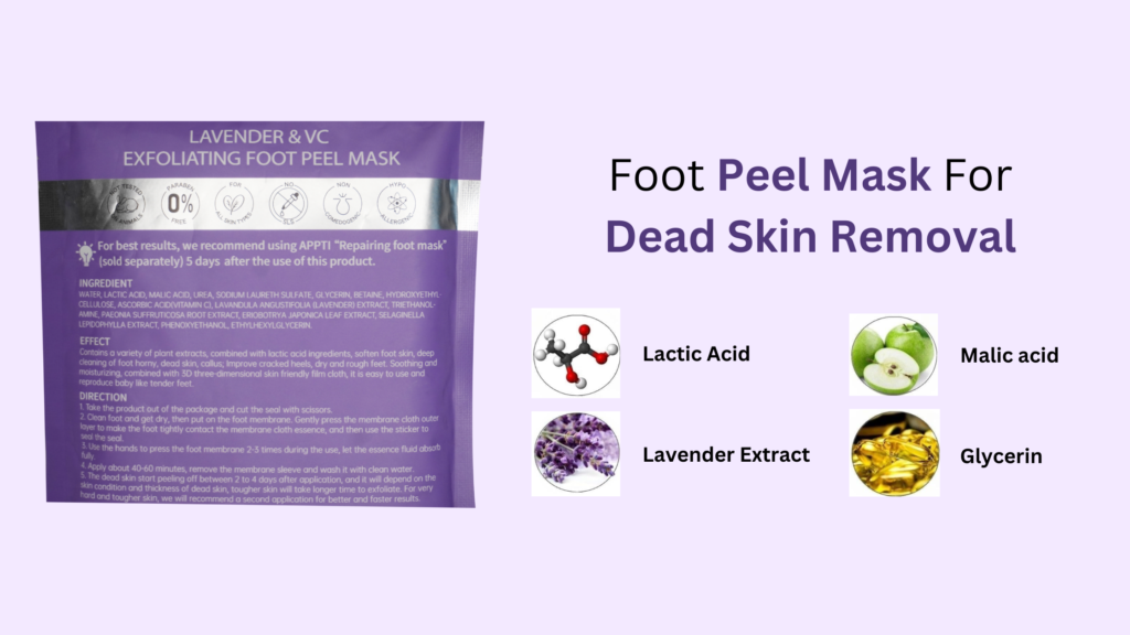 Foot Peel Mask For Dead Skin Removal